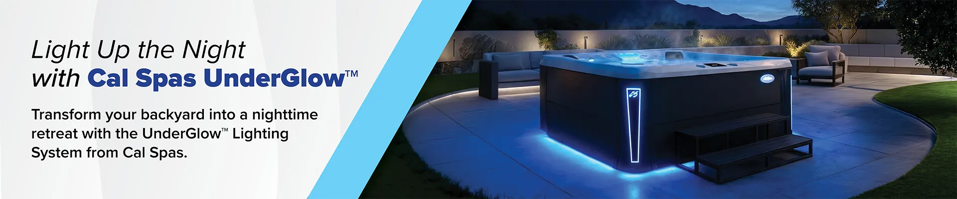 Calspas hot tub being used in a family setting - Broken Bow